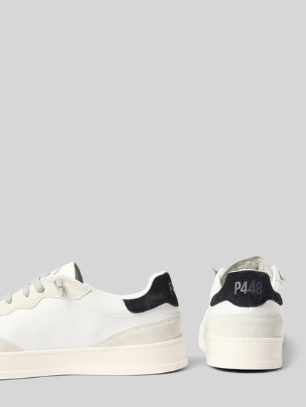 P448 Sneakers met labelprint, model 'BALI' Wit - 2