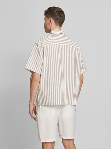 HUGO Relaxed Fit Freizeithemd aus Baumwoll-Mix Modell 'ESPINO' Hellbraun 5