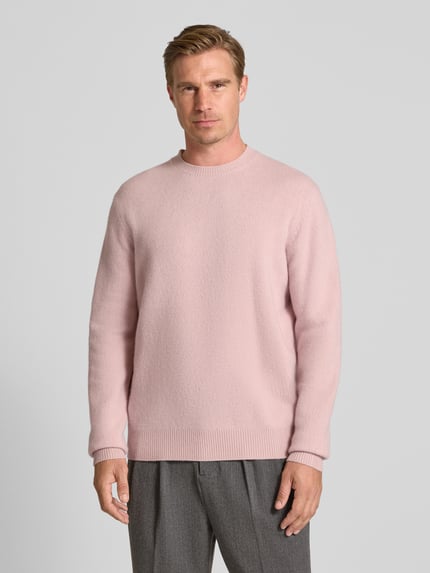 ANNARR Pullover aus Merinowolle Modell 'RAGI' Rosa 4