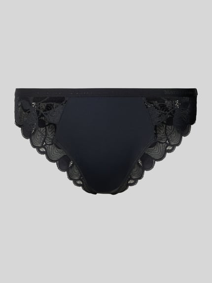 Marc O'Polo Slip met kant Zwart - 1