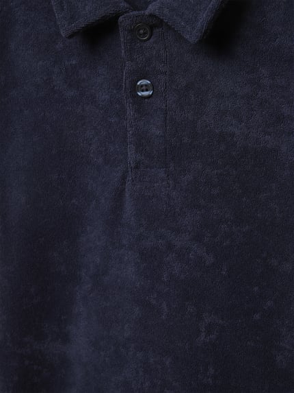 JACK & JONES Regular Fit Poloshirt mit kurzer Knopfleiste Marine 2