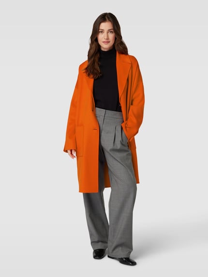 BOSS Lange jas met viscose, model 'Cattina' Rood - 1