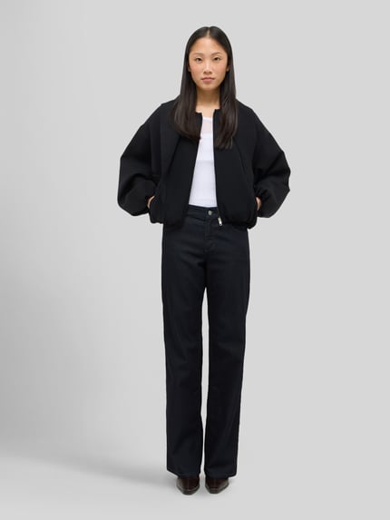 ANGELS Wide Leg Jeans aus Lyocell-Mix Modell 'Liz Sporty' Marine 1