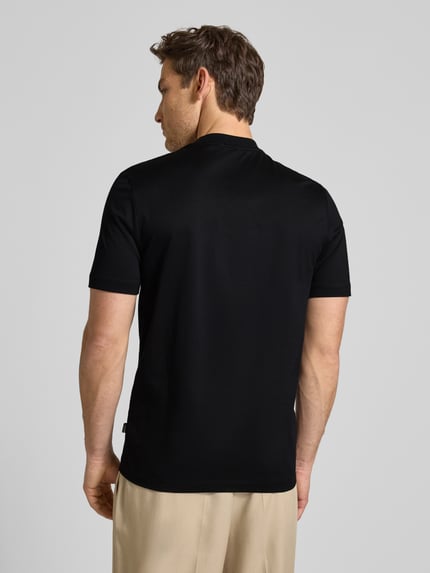 BOSS t-shirt o kroju regular fit z czystej bawełny model 'C-THOMPSON 41' Czarny 5
