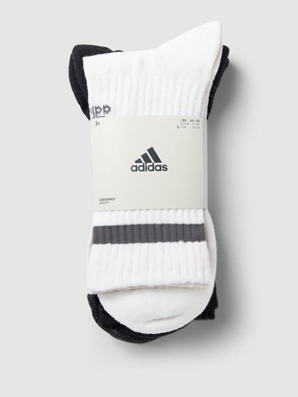 adidas Sportswear Socken mit Leinen-Anteil im 3er-Pack Modell '3STRIPES' Weiss 3