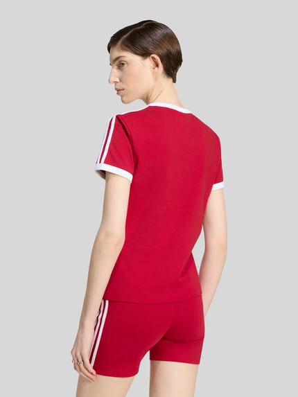 adidas Originals Regular Fit T-Shirt aus Baumwoll-Mix Rot 5