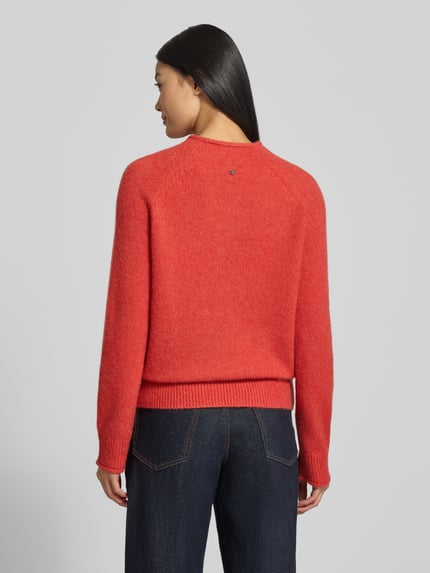BOSS Orange Regular Fit Strickpullover aus Woll-Mix mit Alpaka Modell 'C_FESPERANASY' Rot 5