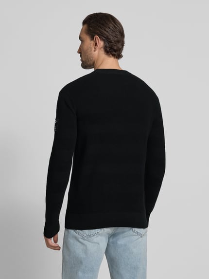 Tom Tailor Denim Regular Fit Pullover aus reiner Baumwolle BLACK 5