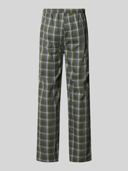 Tom Tailor Pyjama-Hose mit elastischem Tunnelzugbund Dunkelgruen 3