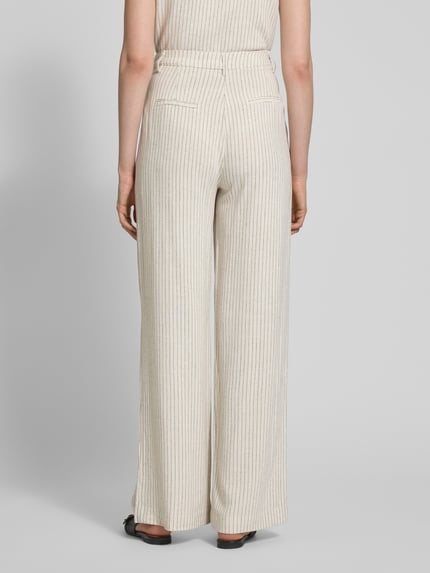LOLLYS LAUNDRY Stoffen broek met paspelzakken, model 'Tyler' Ecru - 5