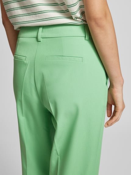 Smith and Soul Straight leg stoffen broek met persplooien Mintgroen - 3