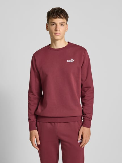 PUMA Performance Sweatshirt mit Label-Stitching Bordeaux 4