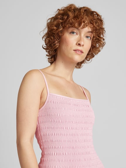 Nanushka Midi-jurk met structuurpatroon Roze - 3