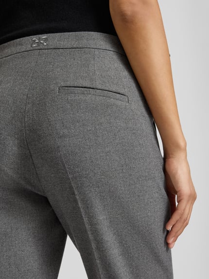 Raffaello Rossi Regular Fit Stoffhose mit Bügelfalten Modell 'DORO' Mittelgrau Melange 3