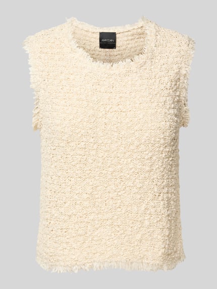 Marc Cain Tanktop in gebreide look Zand - 2