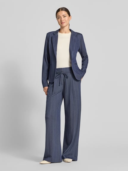 ICHI Blazer aus Viskose-Mix mit Reverskragen Modell 'KATE' Marine 1