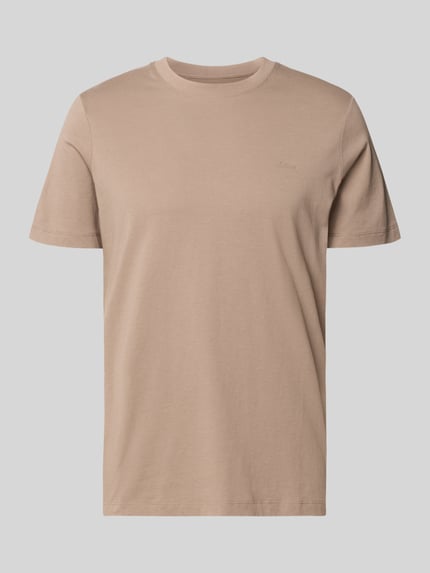 Produktfoto, Regular Fit T-Shirt aus reiner Baumwolle von s.Oliver RED LABEL, Optik: Unifarben, Rundhals, Kurzarm, Jersey-Struktur