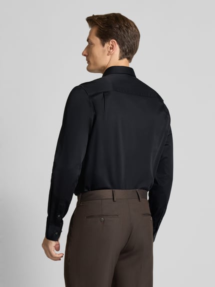 Jake*s Regular Fit Business-Hemd mit Kentkragen Black 5