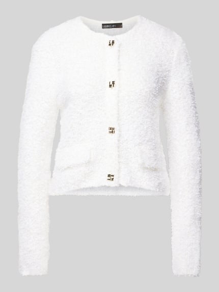 Marc Cain Gebreid jack met structuurmotief Offwhite - 2