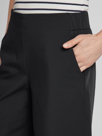 Raffaello Rossi Shorts in unifarbenem Design Modell 'Iska' Black 3