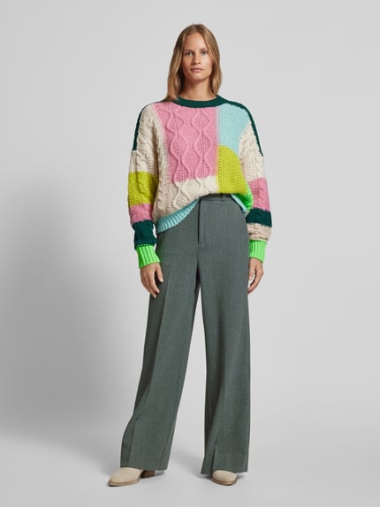 Essentiel Antwerp Straight Leg Stoffhose mit Gürtelschlaufen Mittelgrau 1