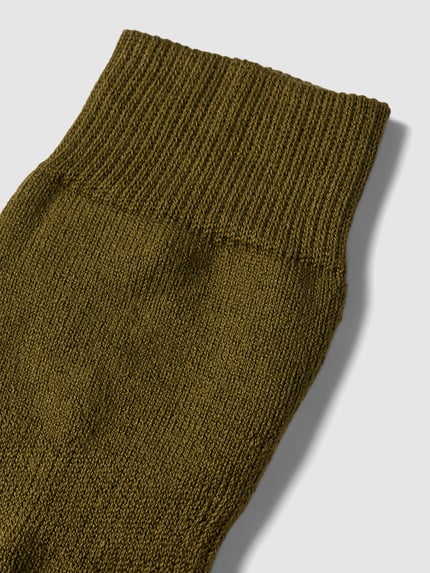 FALKE Socken mit mit Woll-Anteil Dunkelgruen 2