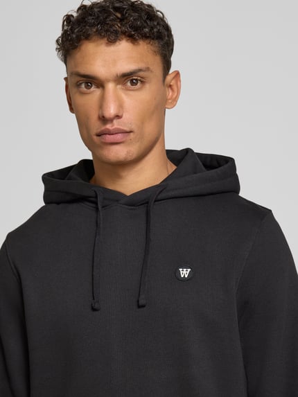 Wood Wood Hoodie mit Känguru-Tasche Modell 'Ash' Anthrazit 3