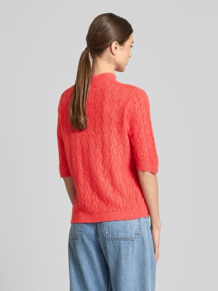 b.young Strickpullover mit 1/2-Arm Modell 'Miffa' Rot 5
