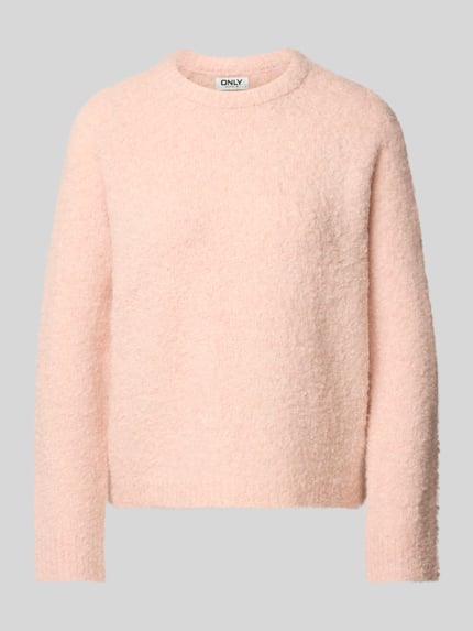 ONLY Regular fit gebreide pullover met wol model 'CIROLA' Roze - 2