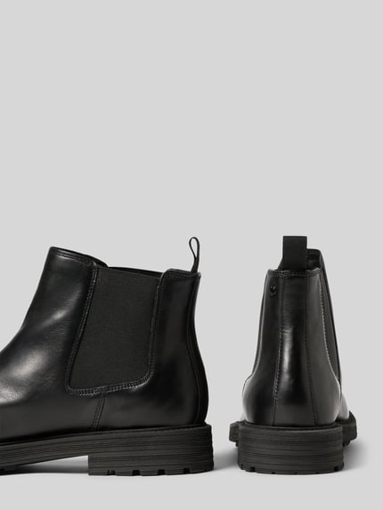 JACK & JONES Chelsea boots met elastische inzet, model 'WHOSKINS' Zwart - 2