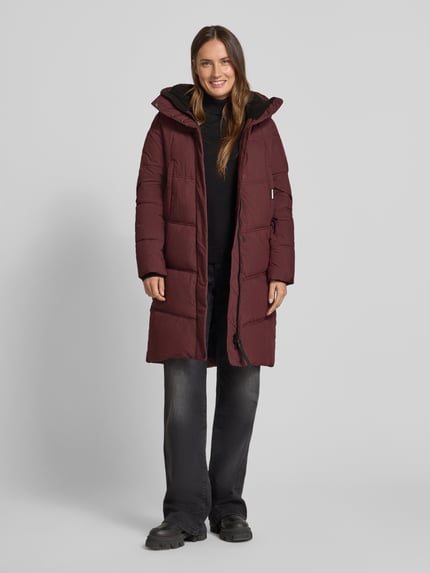 khujo Puffer Jacket mit Kapuze Modell 'Graya' Bordeaux 1