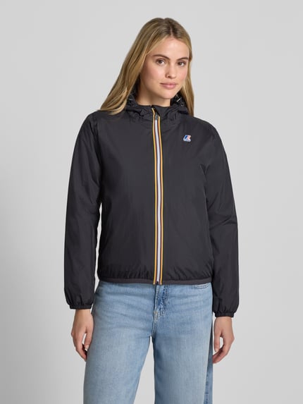 K-WAY Regular Fit Jacke mit Logo-Print Modell 'CLAUDETTE' Black 4