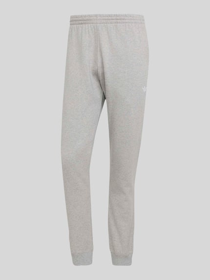 adidas Originals Spodnie dresowe o kroju slim fit z nadrukiem z logo Jasnoszary melanż 2
