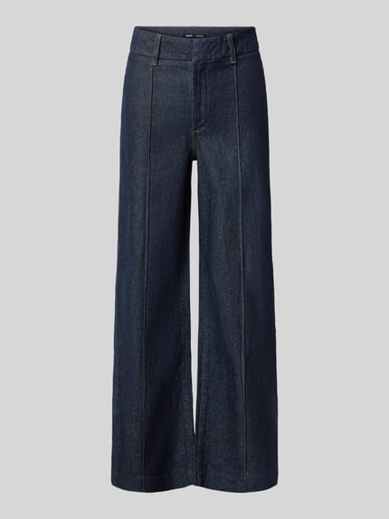 Wide Leg Jeans mit Ziernähten Modell 'PALOMA' Shop The Look MANNEQUINE