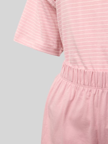 Marc O'Polo Regular Fit Pyjama aus reiner Baumwolle Rosa 2