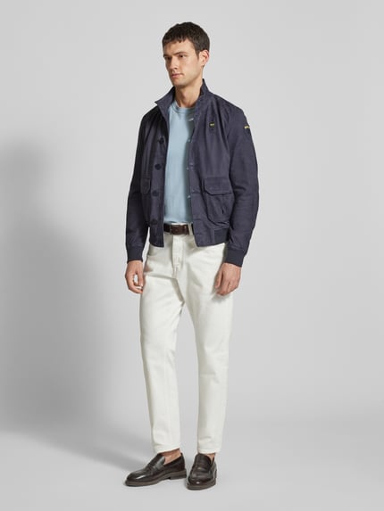 Blauer USA Blouson mit Stehkragen Modell 'ATHOL' Marine 1