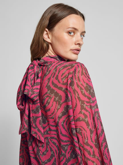 JOOP! Bluse mit Stehkragen Fuchsia 3