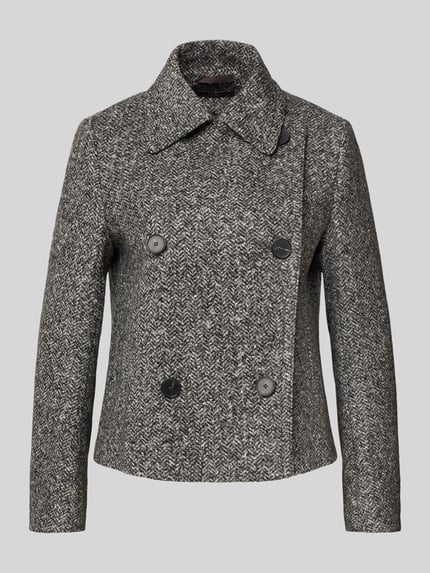 windsor. Jacke mit Umlegekragen und Knopfverschluss Dunkelgrau Melange 2