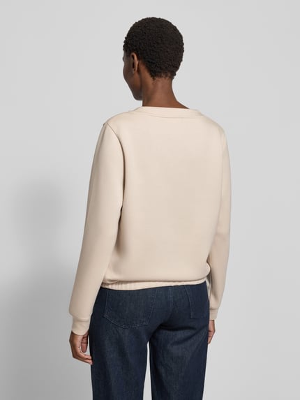 Tom Tailor Regular fit sweatshirt met viscose Zand - 5