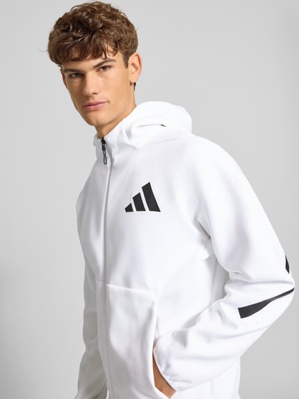 adidas Sportswear Sweatjack met ritssluiting Wit - 3