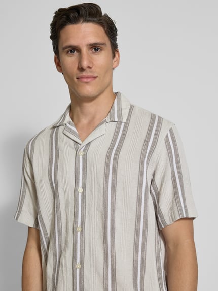 Tom Tailor Denim Relaxed Fit Freizeithemd aus reiner Baumwolle Graphit 3