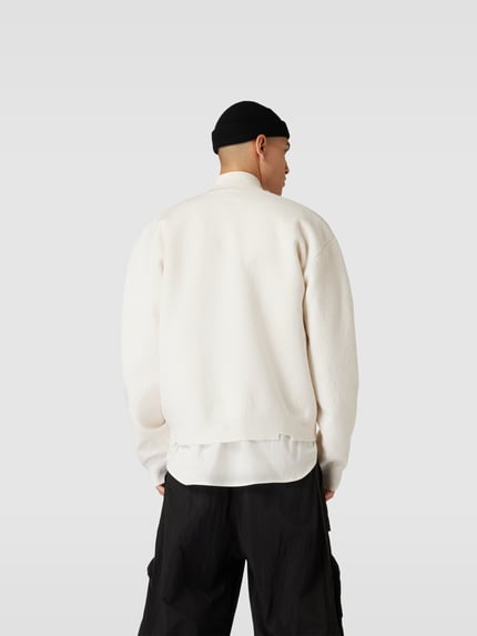 MM6 Maison Margiela Gebreid jack met steekzakken Offwhite - 5