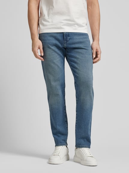 BOSS Orange regular fit jeans in 5-pocket-design model "Re.Maine" Blauw - 4