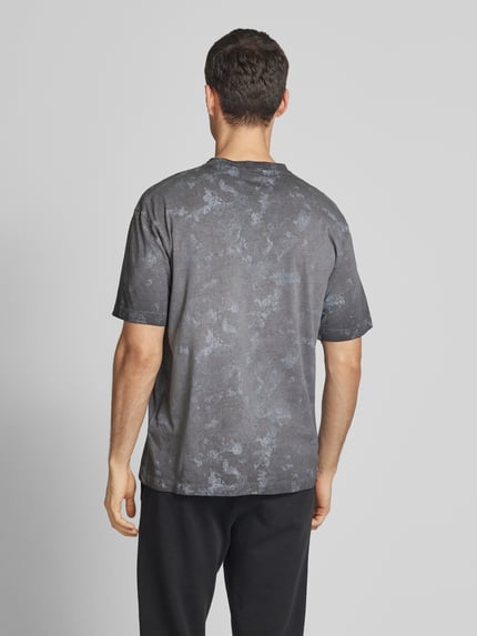 GUESS Activewear T-Shirt mit Label-Print Modell 'MUSCARI' Black 5
