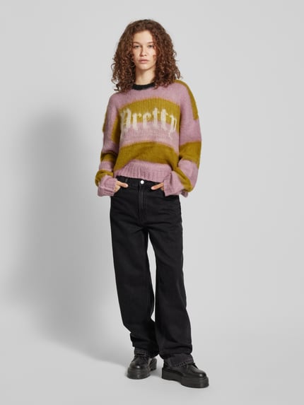 Weekday Loose Fit Jeans im 5-Pocket-Design Modell 'Rail' Black 1