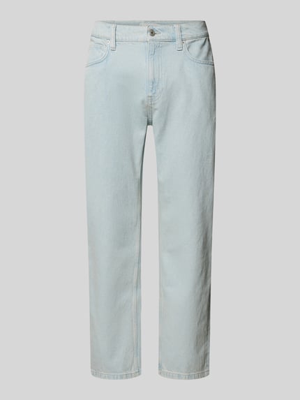 MANGO Jeans mit Label-Patch Hellblau 2