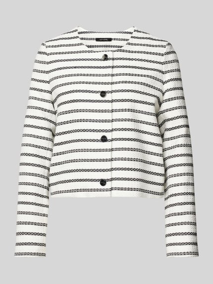 COMMA Blazer mit durchgehender Knopfleiste Offwhite 2