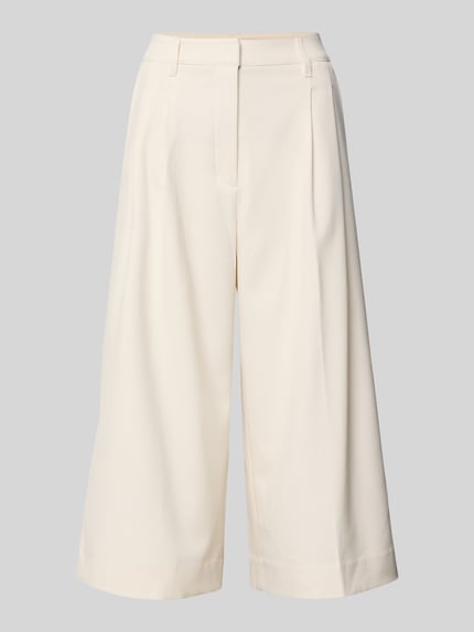 Produktfoto, Culotte met Franse steekzakken model 'TAILOR' van Copenhagen Muse, materiaalmix met viscose, wide leg fit