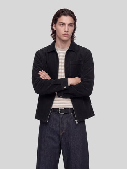 JACK & JONES Bomberjacke mit Cordstruktur Black 4