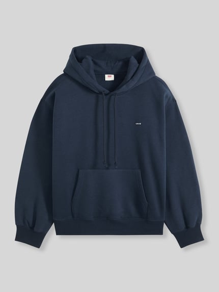 Levi's® Regular Fit Hoodie aus Baumwoll-Mix Dunkelblau 2